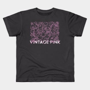 Vintage Pink Kids T-Shirt